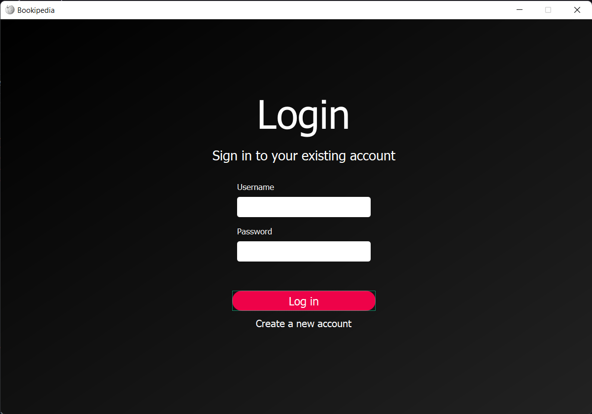 Login Interface